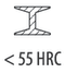 Stahl < 55 HRC